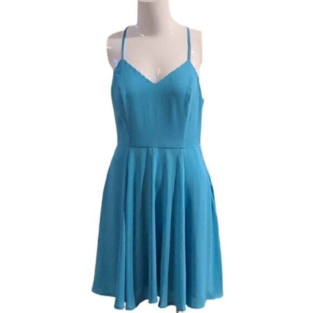 [Express] T-Back Blue dress - Size 6